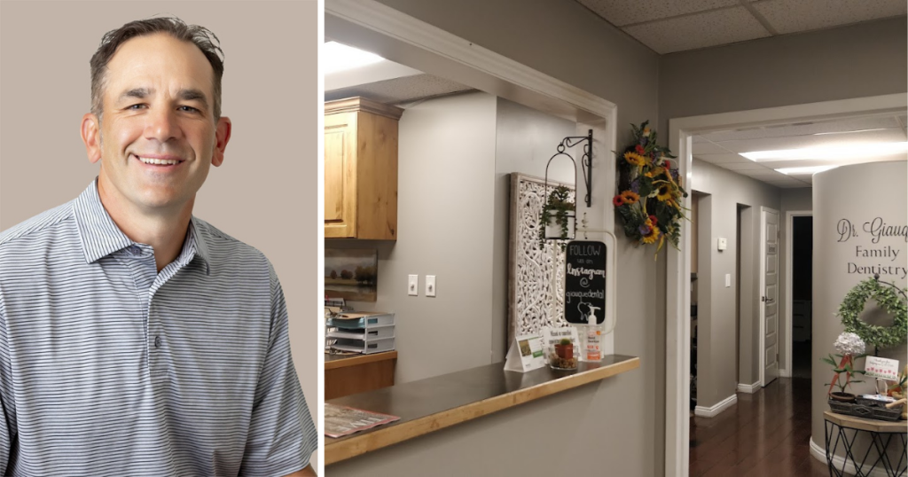 Picture of Dr. Chris Giauque and his office in Millcreek Utah
